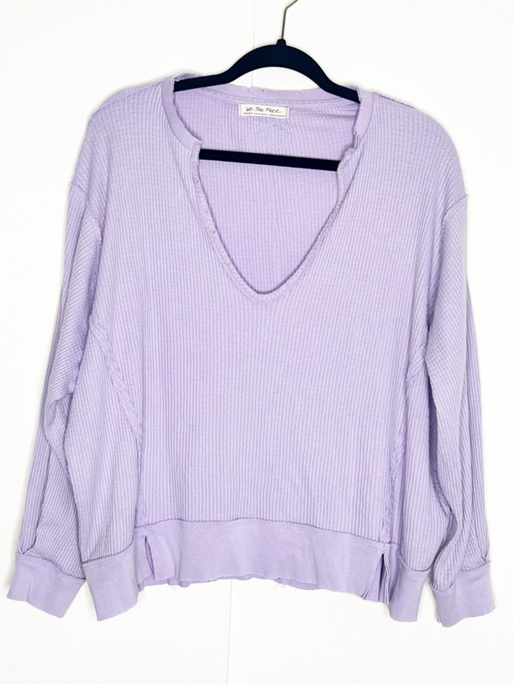 Free People We the Free Waffle Knit Top